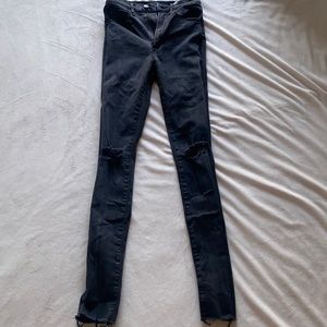 Black Abercrombie and Fitch Skinny Jeans